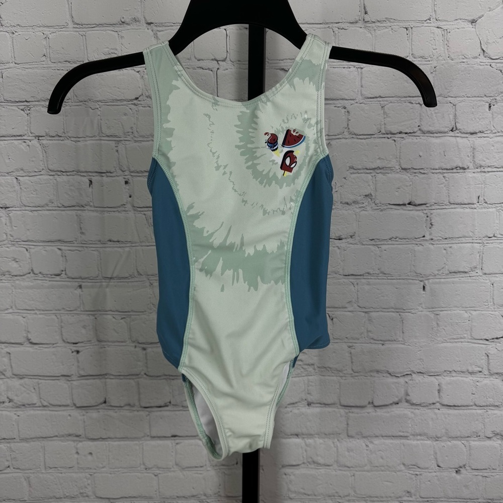 Disney Store Spider-Man One Piece Bathing Suit Size 5/6